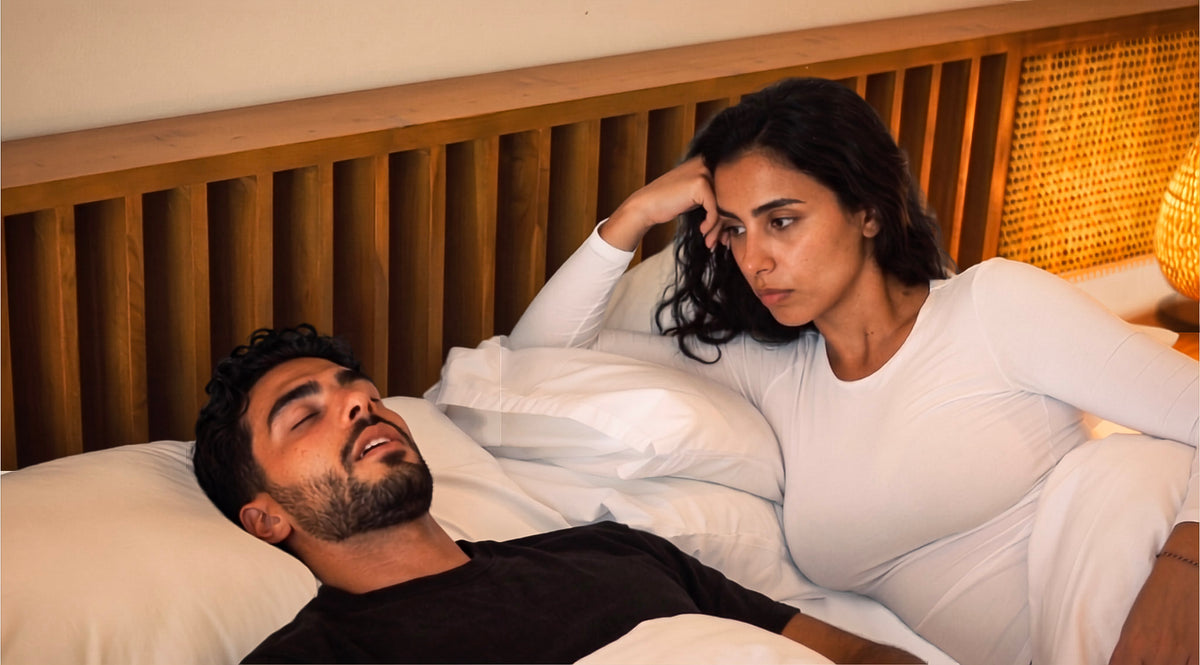 Less snoring, from night one